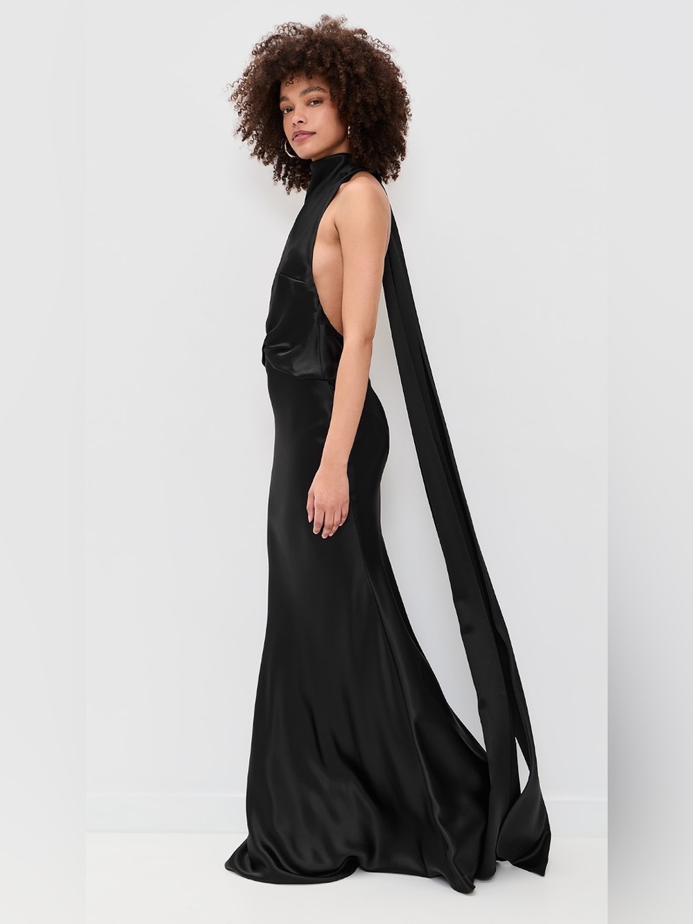 MISHA The Cameron Satin Dress